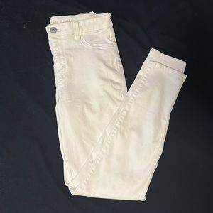 American Eagle Outfitters Cream Women’s Jeggings